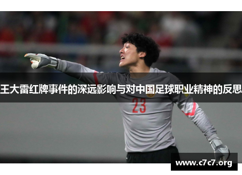 王大雷红牌事件的深远影响与对中国足球职业精神的反思 王大雷红牌事件的深远影响与对中国足球职业精神的反思